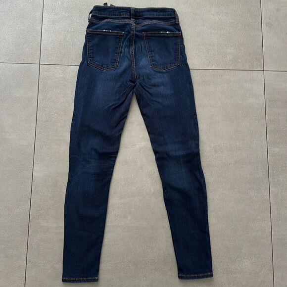 ZARA Skinny Jeans Womens Size 4 36 blue stretchy - Picture 5 of 6